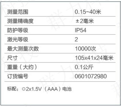 博世激光測(cè)距儀GLM 40 Professional技術(shù)參數(shù).jpg